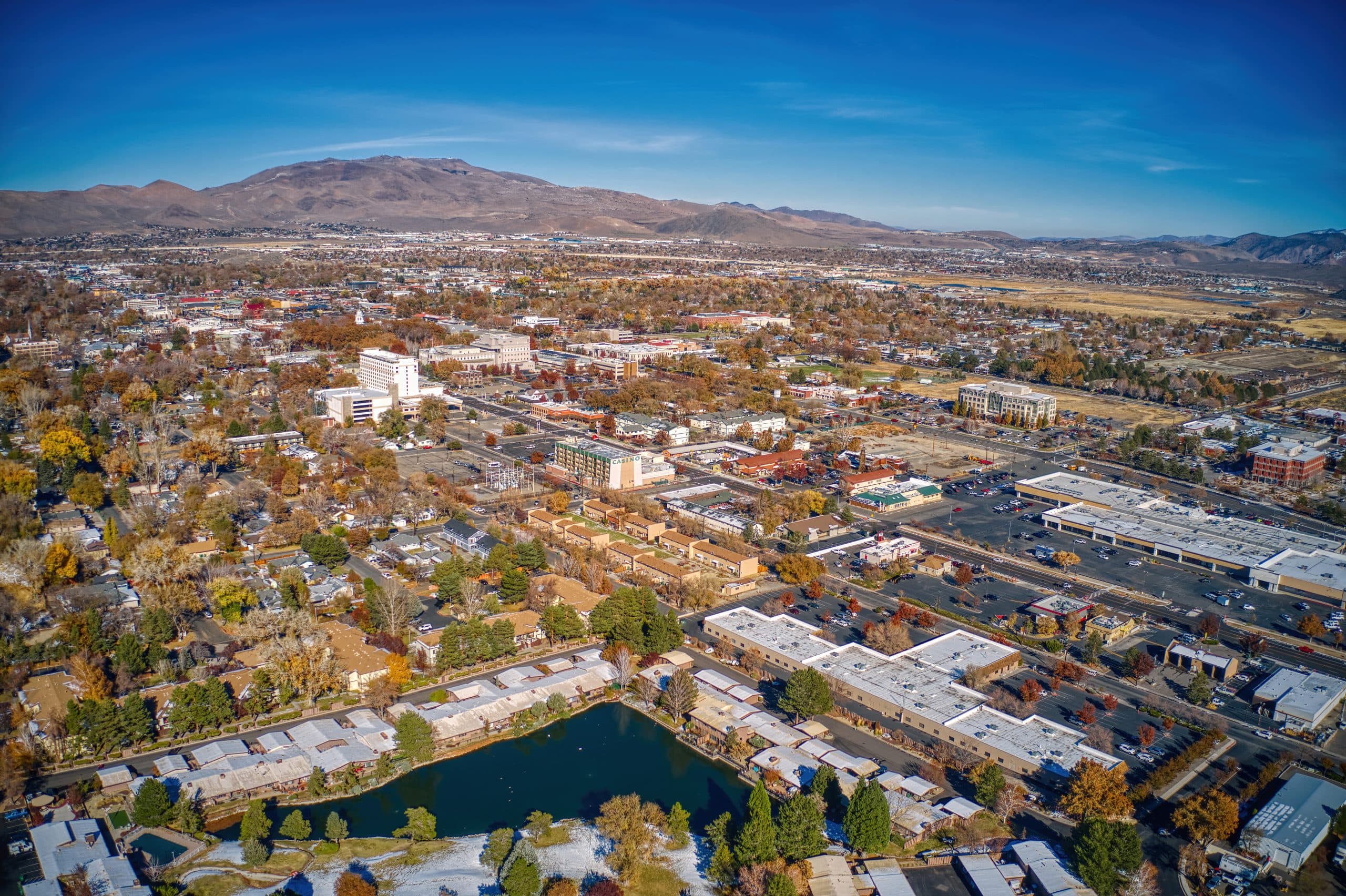 Carson City streetscape representing Benchmark commercial cleaning services in Carson City and Dayton, Nevada